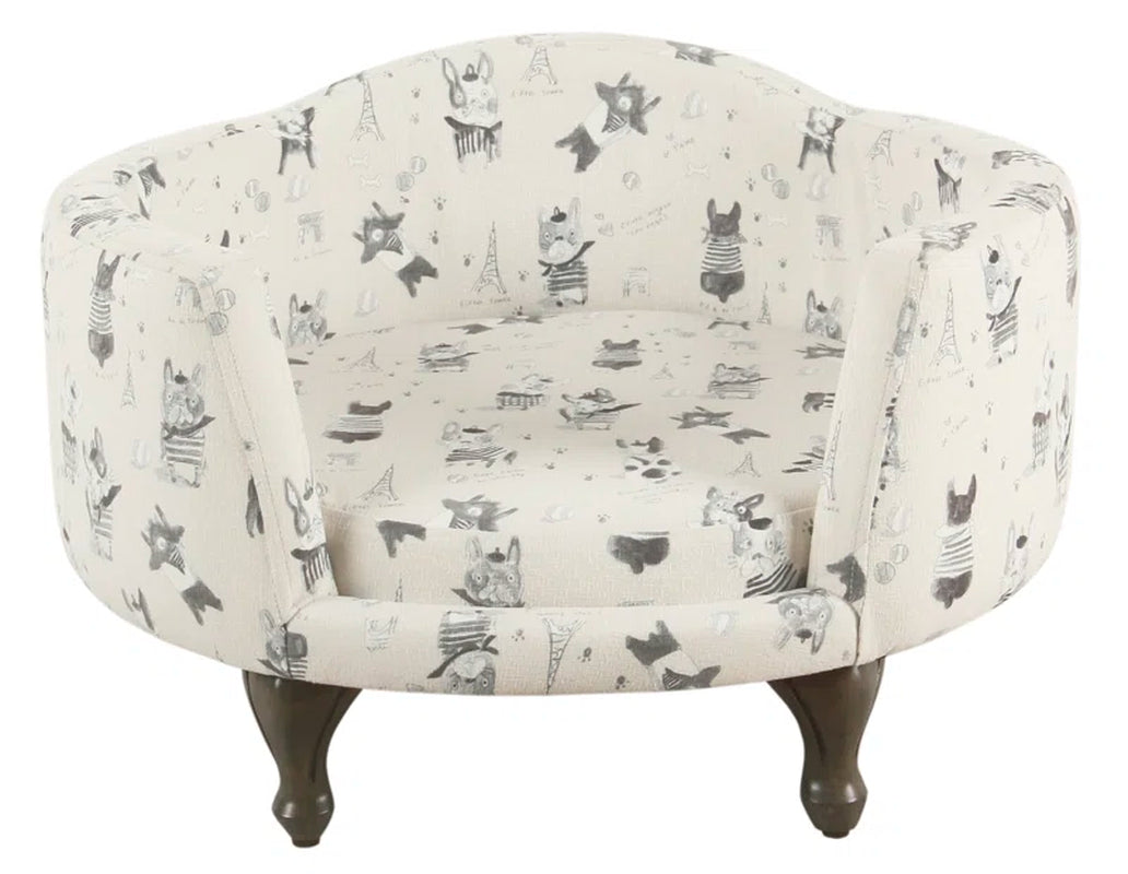 Barner Dog Sofa - Stain Resistant French Bulldog Print