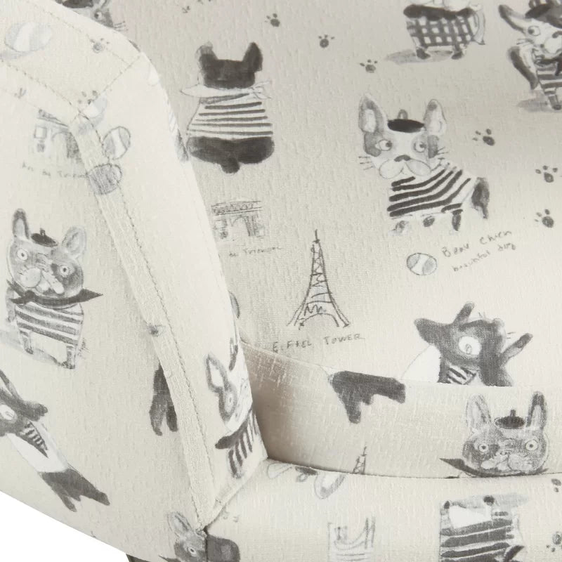 Barner Dog Sofa - Stain Resistant French Bulldog Print