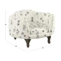 Barner Dog Sofa - Stain Resistant French Bulldog Print