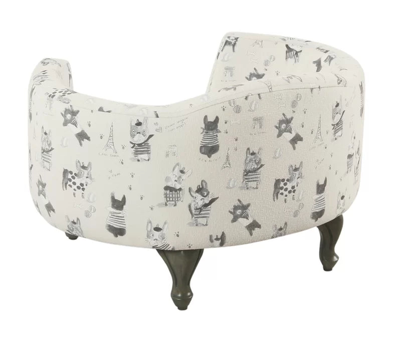 Barner Dog Sofa - Stain Resistant French Bulldog Print