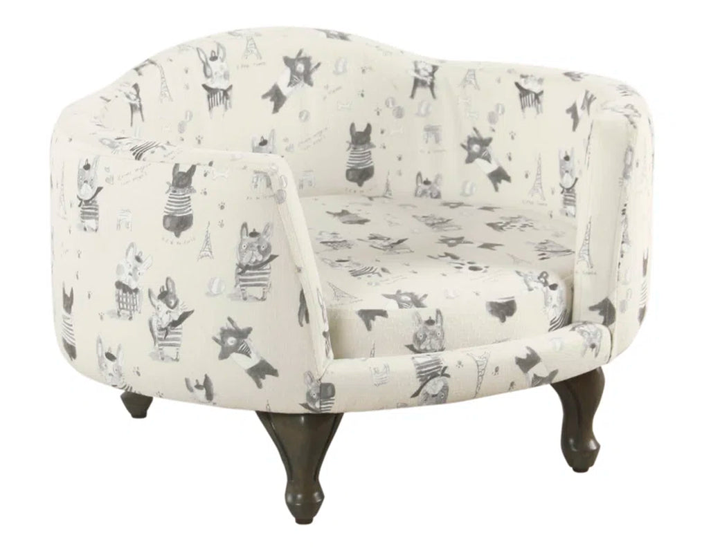 Barner Dog Sofa - Stain Resistant French Bulldog Print