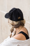 Women’s Velour Baseball Cap. Baseball mom hat