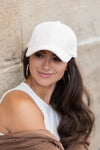 Women’s Velour Baseball Cap. Baseball mom hat