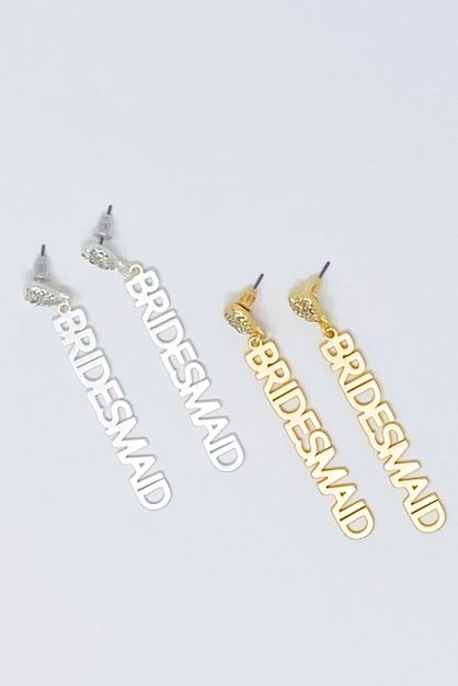Be My Bridesmaid Earrings-drop earrings-Reef Love