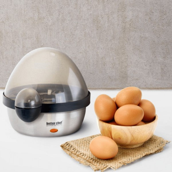 Better Chef 7-Egg Steel Electric Egg Cooker-Egg Cooker-Reef Love