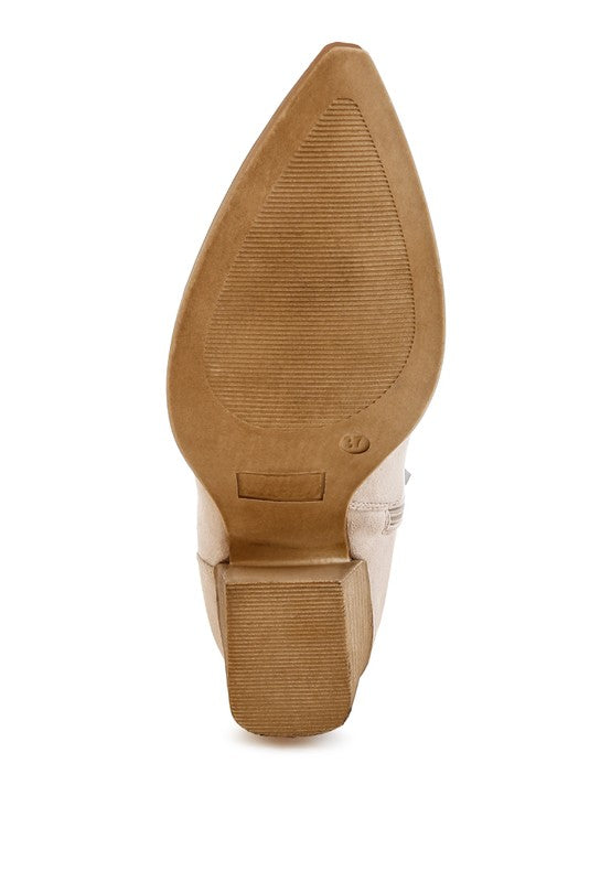 Bimmy Woven Pointy Western Boots- Boho Chic Styles by Reef Love