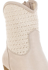 Bimmy Woven Pointy Western Boots- Boho Chic Styles by Reef Love