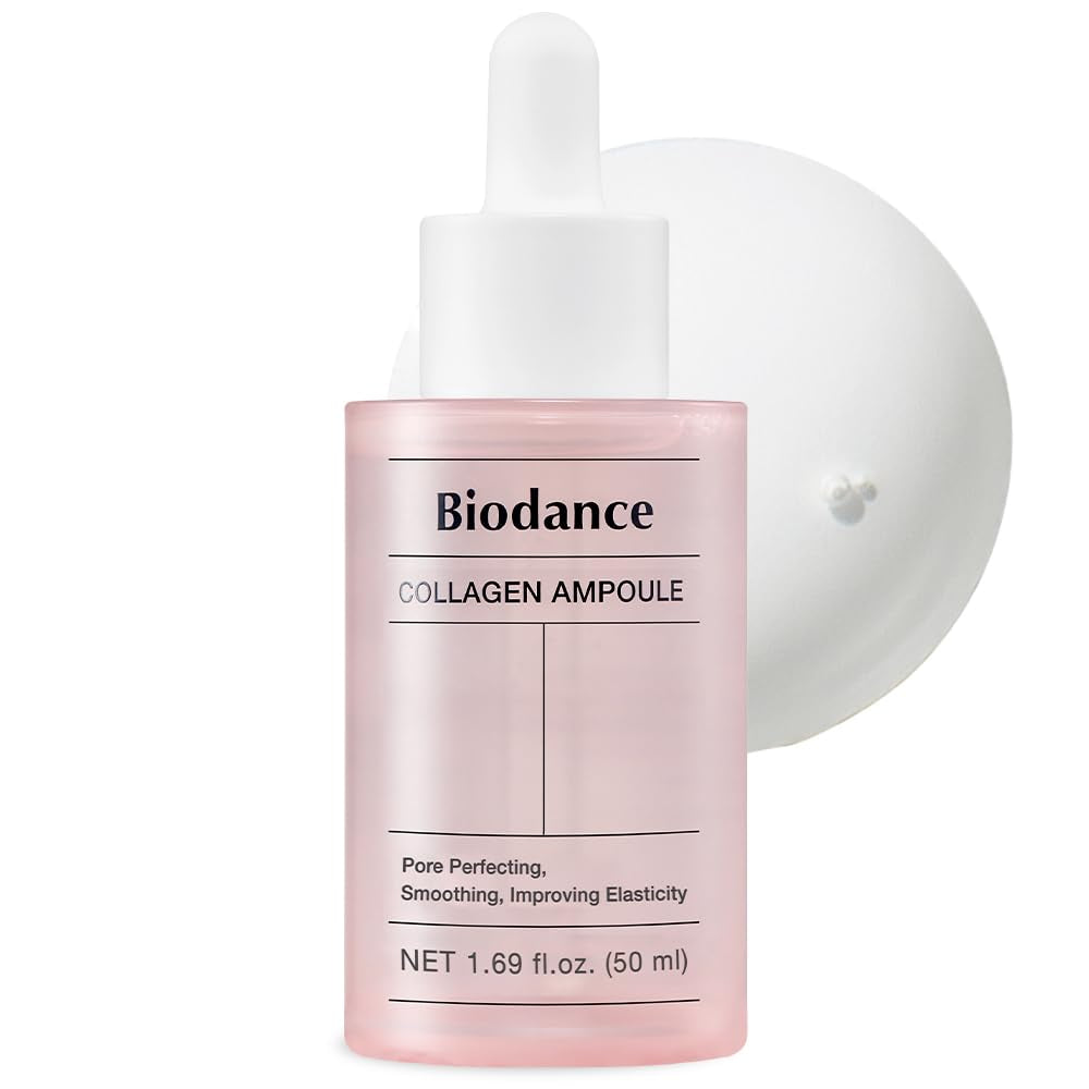 Biodance Collagen Ampoule | Korean Collagen Serum for Face, Pore Minimizing & anti Aging Face Serum for Women | 1.69 Fl. Oz X 1 Ea