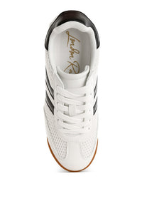 Blaster Striped Lace-Up Sneakers-Reef Love
