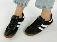 Blaster Striped Lace-Up Sneakers-Reef Love