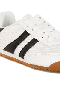 Blaster Striped Lace-Up Sneakers-Reef Love