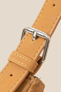 Boho - Chic Suede Fringe Crossbody Bag - Reef Love