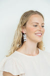 Shop Bride Earrings-Celebrate the bride-to-be with lightweight acrylic Bride earrings featuring zircon studs and gold-plated brass. Perfect for showers, photos, and parties.-available at Reef Love online boho-chic boutique