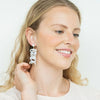 Shop Bride Earrings-Celebrate the bride-to-be with lightweight acrylic Bride earrings featuring zircon studs and gold-plated brass. Perfect for showers, photos, and parties.-available at Reef Love online boho-chic boutique