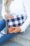 Buffalo Plaid Clutch-Clutch Purse-Aili's Corner-Reef Love