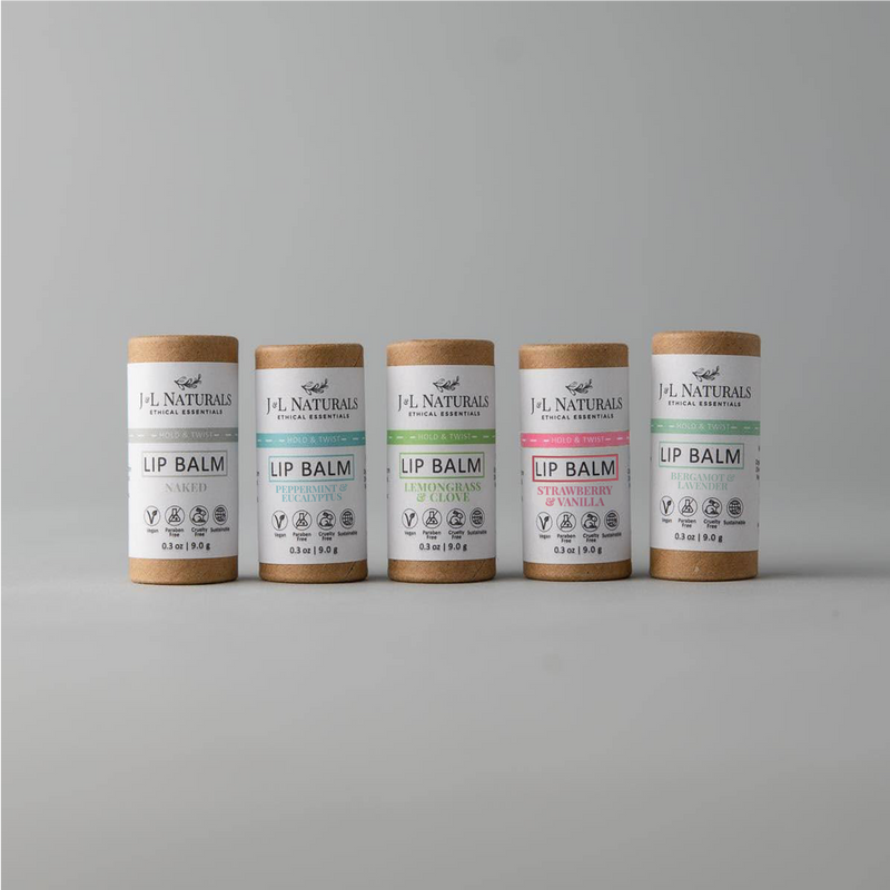 Natural Lip Balm Bundle (5-Pack)