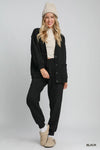 Button-Up Jacquard Cardigan