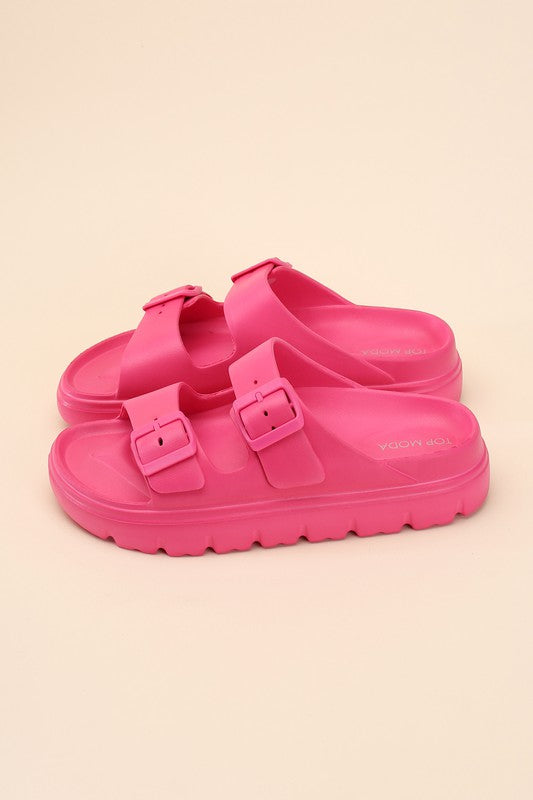 CAIRO-1 Buckle Strap Slides-Reef Love