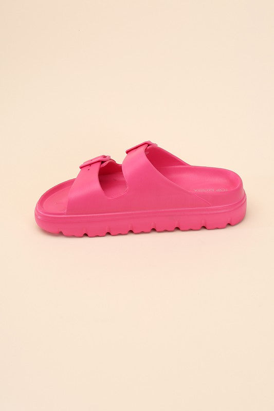 CAIRO-1 Buckle Strap Slides-Reef Love