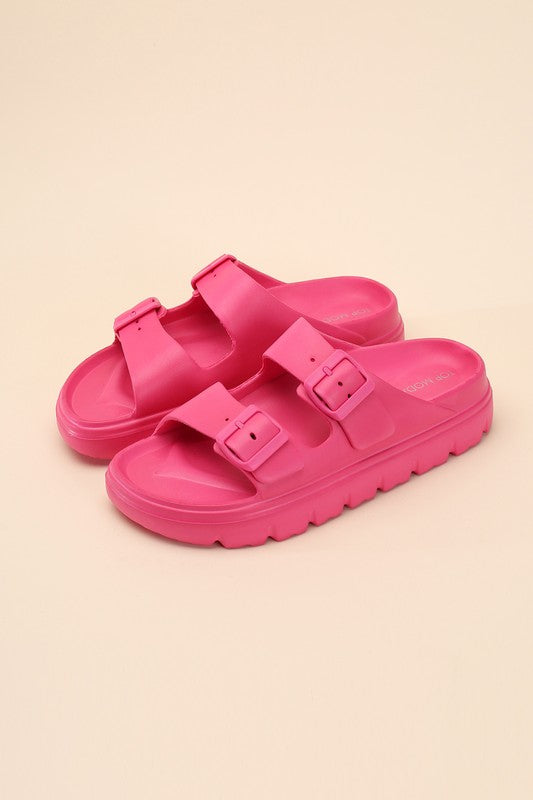 CAIRO-1 Buckle Strap Slides-Reef Love
