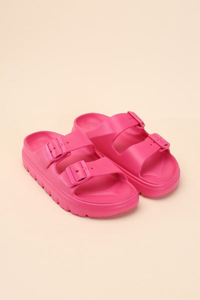 CAIRO-1 Buckle Strap Slides-Reef Love