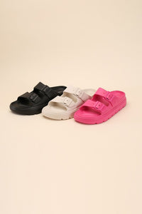 CAIRO-1 Buckle Strap Slides-Reef Love