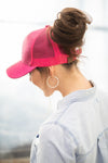 CC Glitter Messy Bun Hat Cap-Reef Love