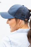 CC Glitter Messy Bun Hat Cap-Reef Love