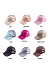 CC Glitter Messy Bun Hat Cap-Reef Love