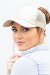 CC Glitter Messy Bun Hat Cap-Reef Love