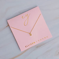 Understated Beauty Initial Necklace-Jewelry & Accessories - Necklaces & Pendants - Pendant Necklaces-Reef Love