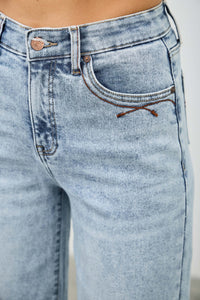 Saige High Rise Wide Leg Jeans, Light Wash-SAIGE DENIM-Reef Love