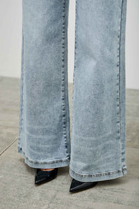 Saige High Rise Wide Leg Jeans, Light Wash-SAIGE DENIM-Reef Love