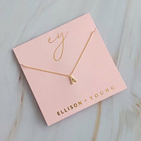 Understated Beauty Initial Necklace-Jewelry & Accessories - Necklaces & Pendants - Pendant Necklaces-Reef Love