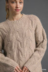 Cable Knit Cozy Sweater-Reef Love