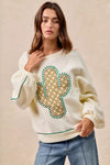Cactus Embroidered Fleece Sweatshirt