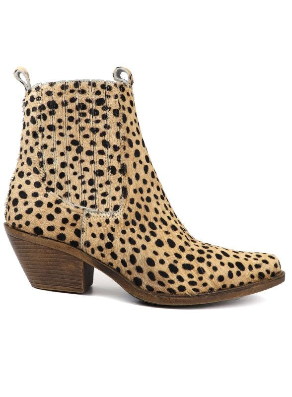 Chelsea Western Fashion Bootie-The Chelsea Western Fashion Bootie offers a refined blend of style and comfort, crafted from premium genuine leather with slip-on and effortless design.