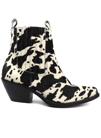 Chelsea Western Fashion Bootie-The Chelsea Western Fashion Bootie offers a refined blend of style and comfort, crafted from premium genuine leather with slip-on and effortless design.