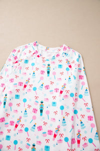 Christmas Nutcracker Top and Pants Pajama Set-Reef Love