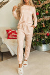 Christmas Tree Top and Pants Pajama Set-Reef Love