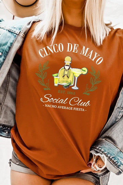 Cinco De Mayo Social Club Graphic Tee