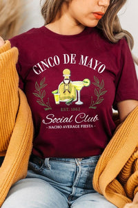 Cinco De Mayo Social Club Graphic Tee