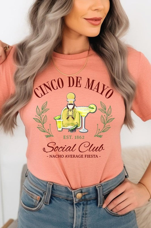 Cinco De Mayo Social Club Graphic Tee