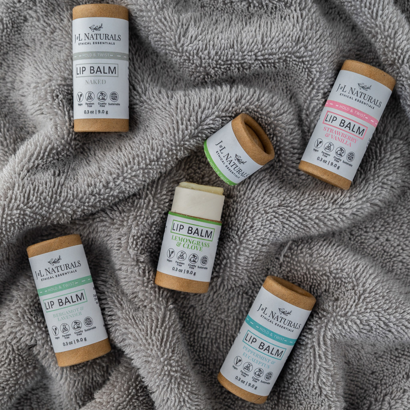 Natural Lip Balm Bundle (5-Pack)