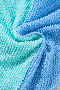 Color-block Corded Square Neck Bikini Swimsuit- Boho Chic Styles by Reef Love