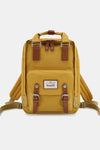 Contrast Buckle Waterproof Nylon Backpack Bag
