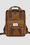 Contrast Buckle Waterproof Nylon Backpack Bag