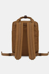 Contrast Buckle Waterproof Nylon Backpack Bag