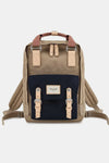 Contrast Buckle Waterproof Nylon Backpack Bag