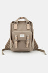 Contrast Buckle Waterproof Nylon Backpack Bag